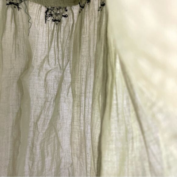 Free People Tunic Top Mini Dress Sage Combo - Picture 9 of 13